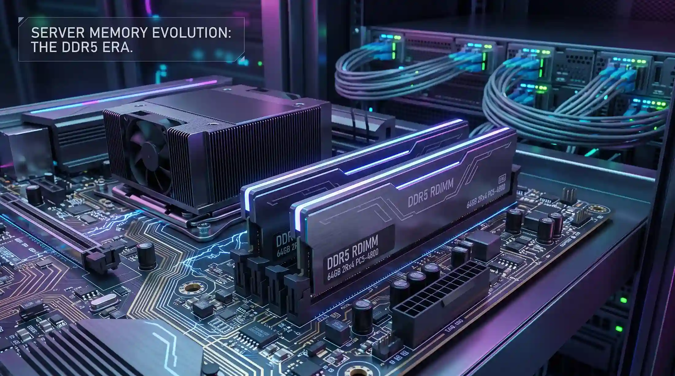 راهنمای جامع و تخصصی خرید رم سرور HP از معماری RDIMM تا انقلاب DDR5 در سرورهای Gen12