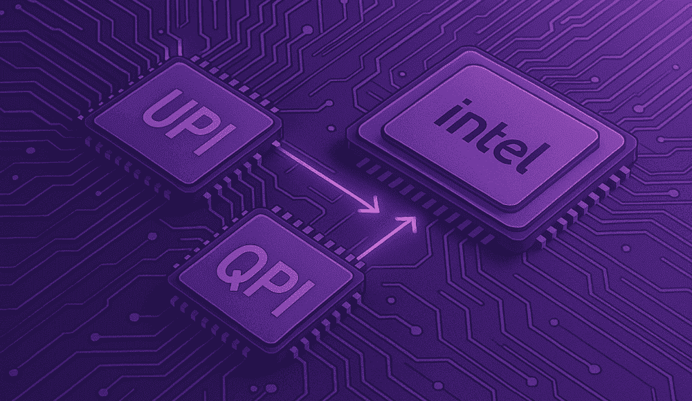 بررسی کامل تکنولوژی‌های ارتباطی UPI و QPI در پردازنده‌های اینتل