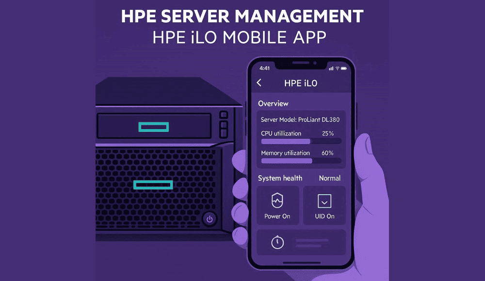 مدریت سرور اچ پی با HPE iLO Mobile App